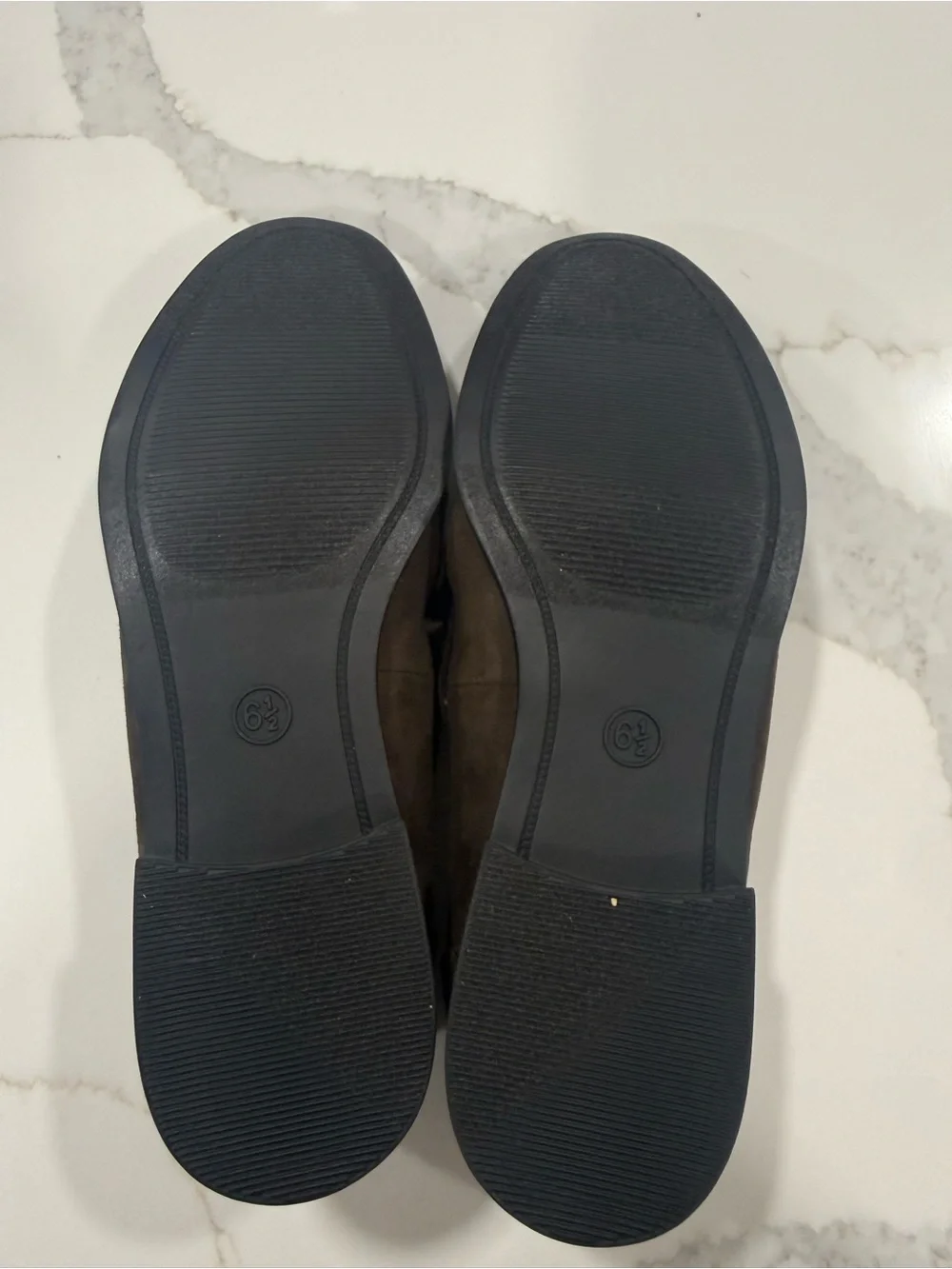a new day Brown Suede Slip-On Women's Loafers